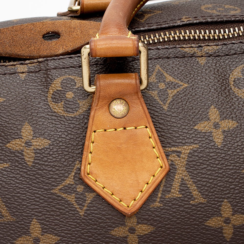 Louis Vuitton Vintage Monogram Canvas Speedy 30 Satchel - FINAL SALE (SHF-19138) - Image 14