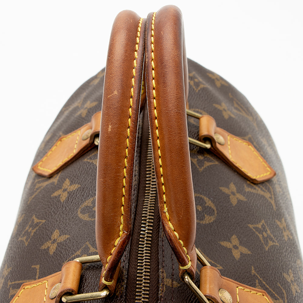 Louis Vuitton Vintage Monogram Canvas Speedy 30 Satchel - FINAL SALE (SHF-19138) - Image 15