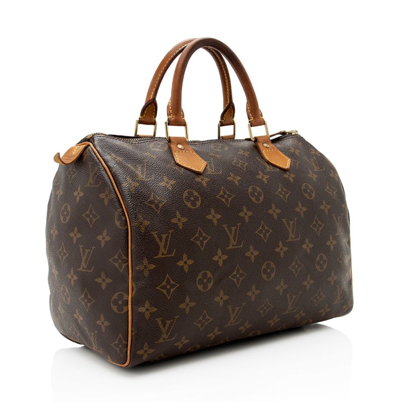 Louis Vuitton Vintage Monogram Canvas Speedy 30 Satchel - FINAL SALE (SHF-19138)