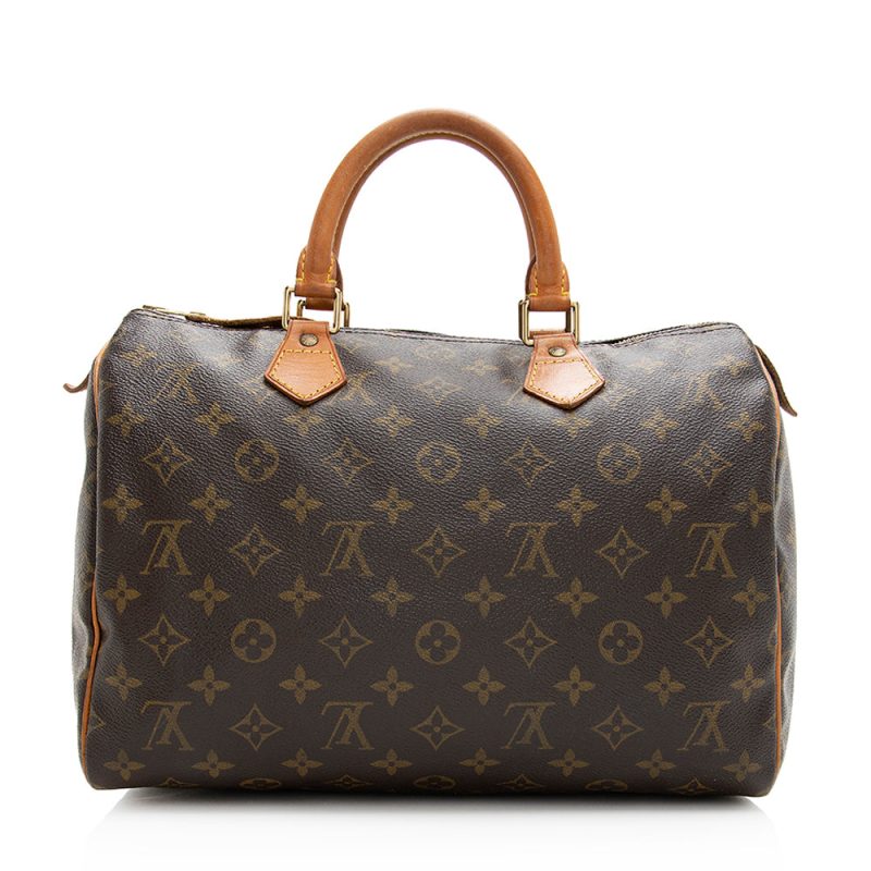 Louis Vuitton Vintage Monogram Canvas Speedy 30 Satchel - FINAL SALE (SHF-20194) - Image 2