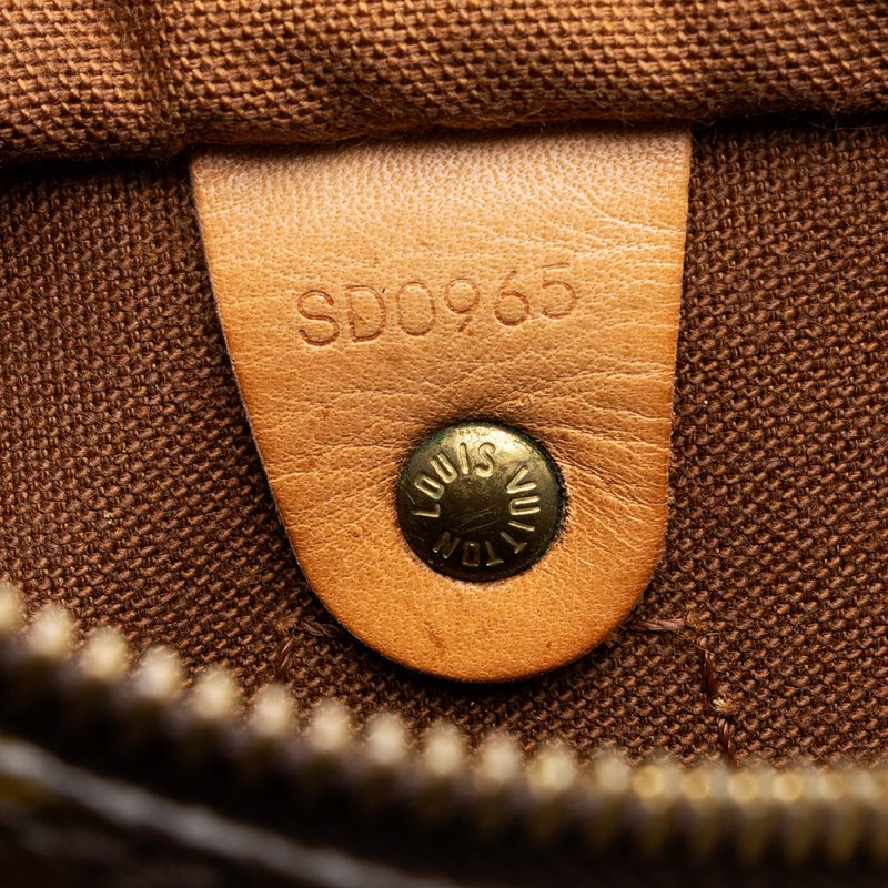 Louis Vuitton Vintage Monogram Canvas Speedy 30 Satchel - FINAL SALE (SHF-20194) - Image 5