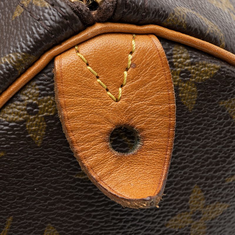 Louis Vuitton Vintage Monogram Canvas Speedy 30 Satchel - FINAL SALE (SHF-20194) - Image 17