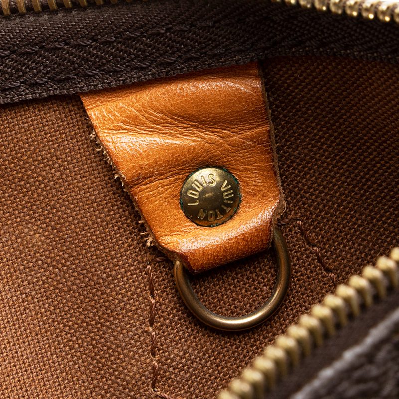 Louis Vuitton Vintage Monogram Canvas Speedy 30 Satchel - FINAL SALE (SHF-20194) - Image 10