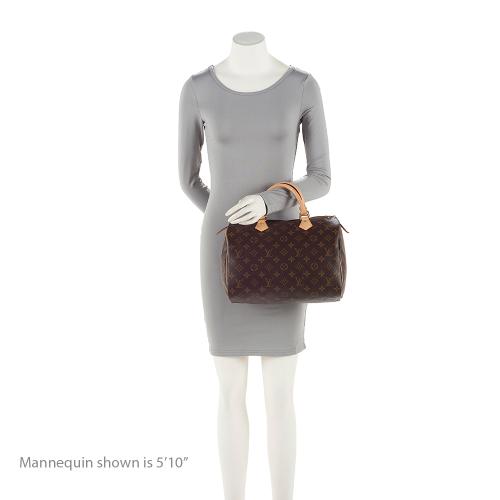 Louis Vuitton Vintage Monogram Canvas Speedy 30 Satchel - FINAL SALE (SHF-20194) - Image 4