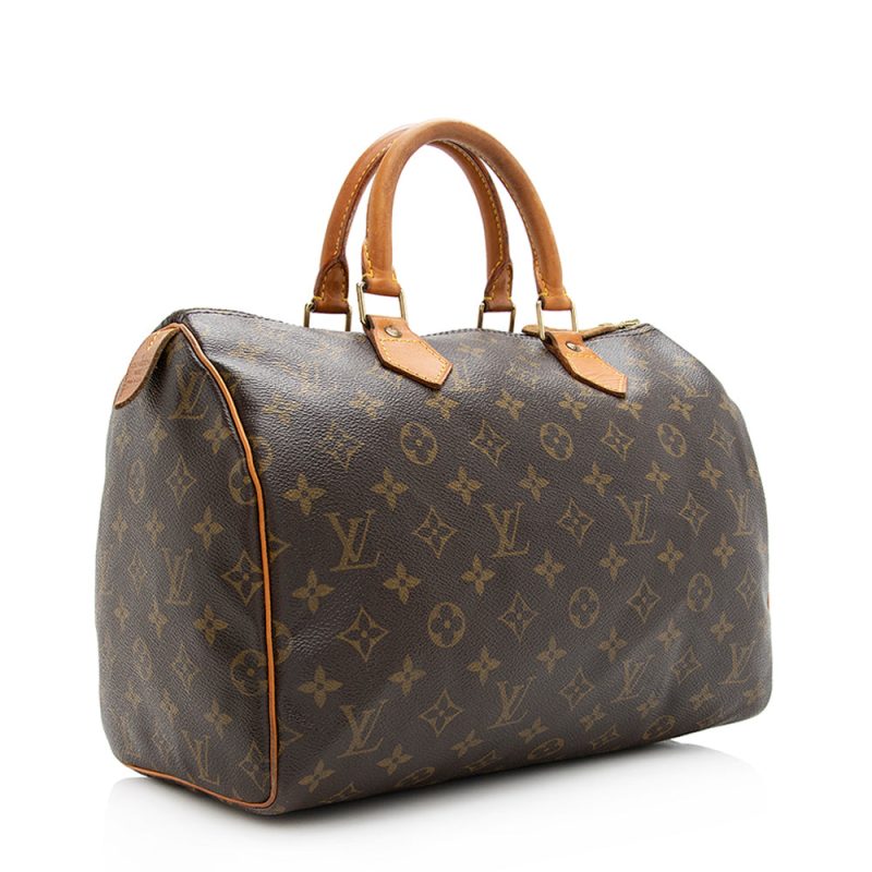 Louis Vuitton Vintage Monogram Canvas Speedy 30 Satchel - FINAL SALE (SHF-20194)