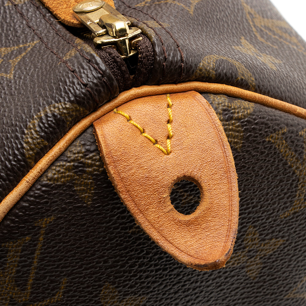 Louis Vuitton Vintage Monogram Canvas Speedy 30 Satchel - FINAL SALE (SHF-20332) - Image 19