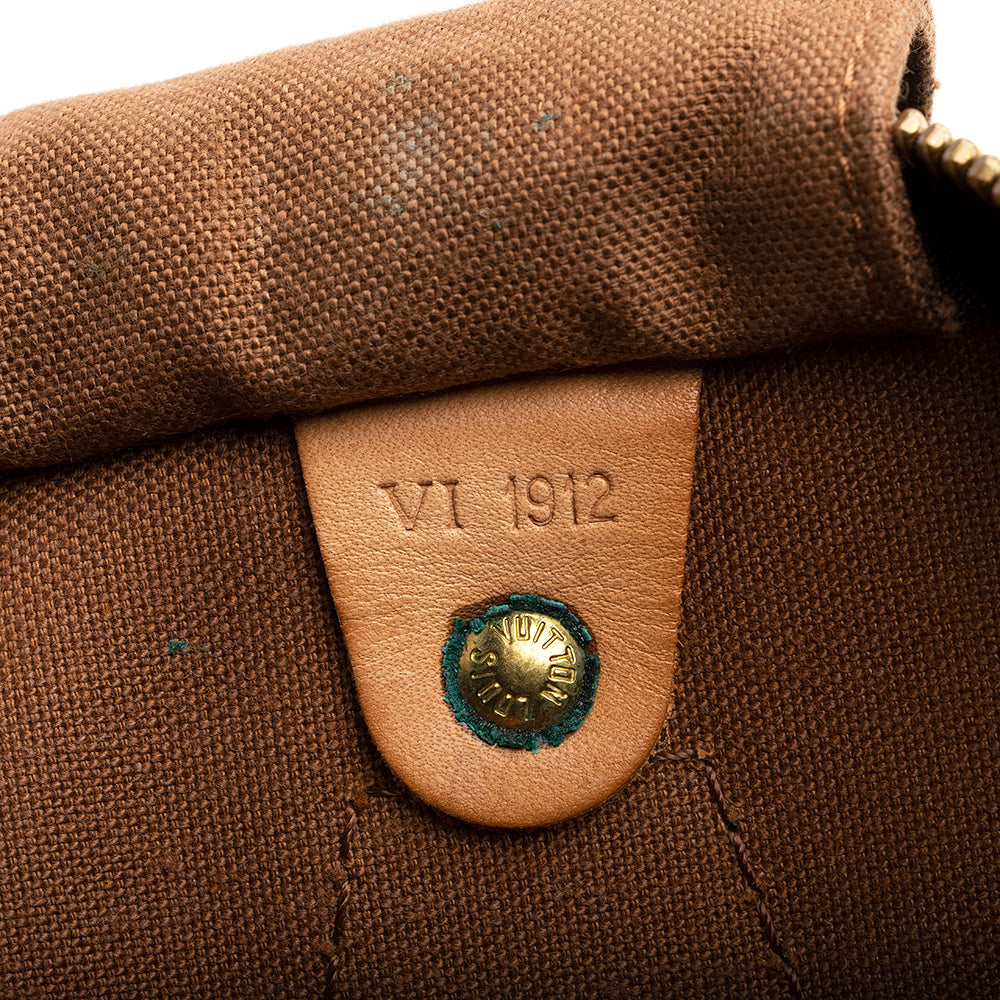 Louis Vuitton Vintage Monogram Canvas Speedy 30 Satchel - FINAL SALE (SHF-20332) - Image 5