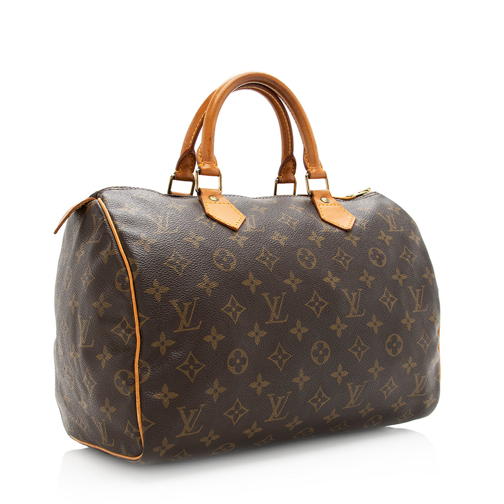Louis Vuitton Vintage Monogram Canvas Speedy 30 Satchel - FINAL SALE (SHF-20332)