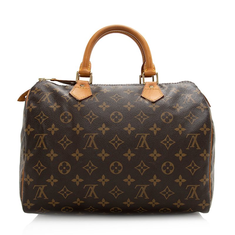 Louis Vuitton Vintage Monogram Canvas Speedy 30 Satchel (SHF-21508) - Image 2