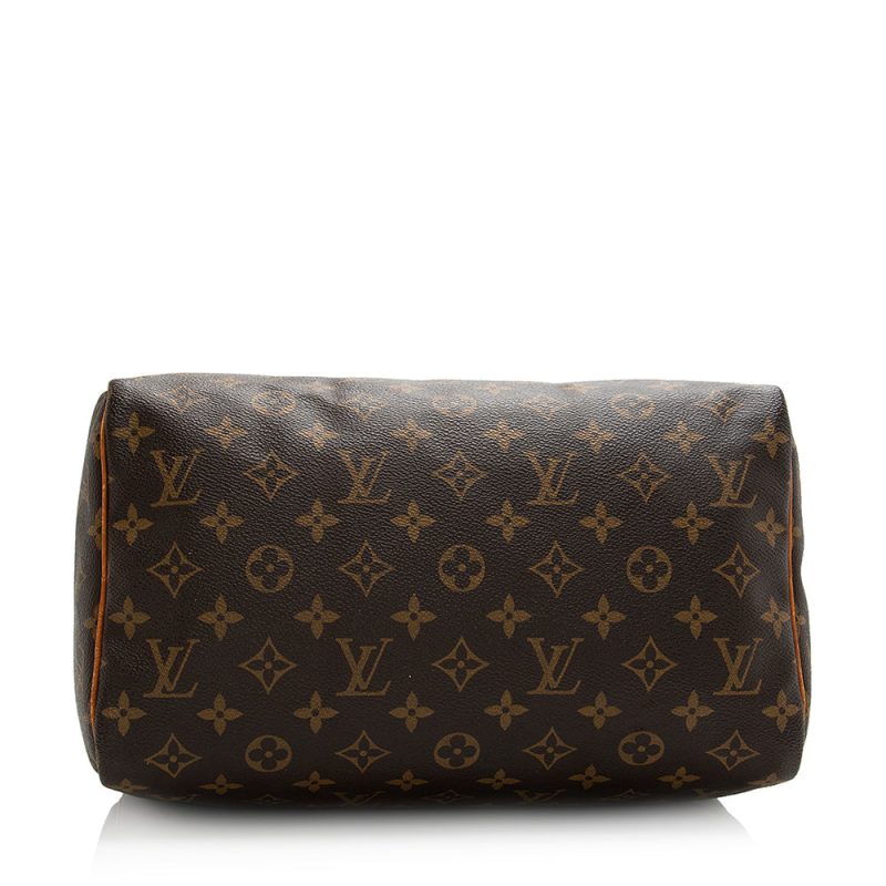 Louis Vuitton Vintage Monogram Canvas Speedy 30 Satchel (SHF-21508) - Image 3