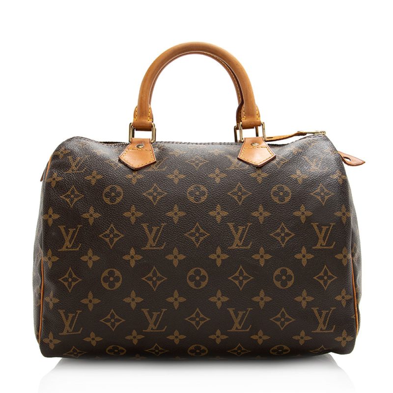 Louis Vuitton Vintage Monogram Canvas Speedy 30 Satchel (SHF-21508) - Image 16