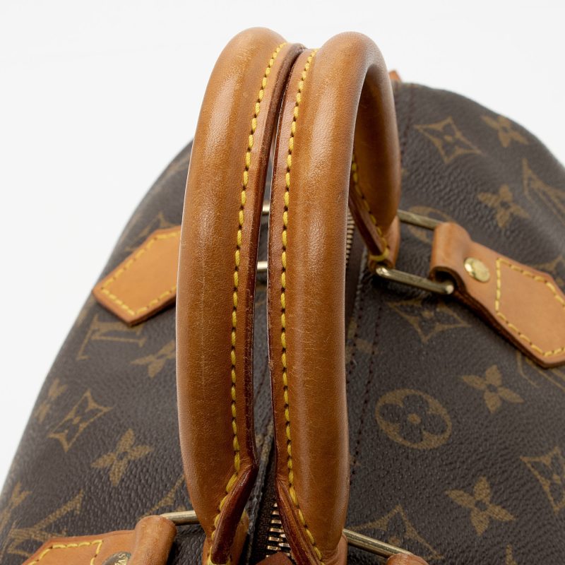 Louis Vuitton Vintage Monogram Canvas Speedy 30 Satchel (SHF-22320) - Image 19