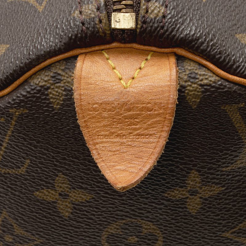 Louis Vuitton Vintage Monogram Canvas Speedy 30 Satchel (SHF-22320) - Image 7