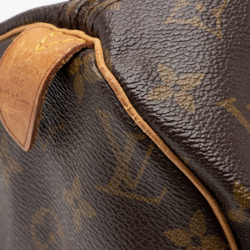 Louis Vuitton Vintage Monogram Canvas Speedy 30 Satchel (SHF-Nnx6Aj) - Image 10
