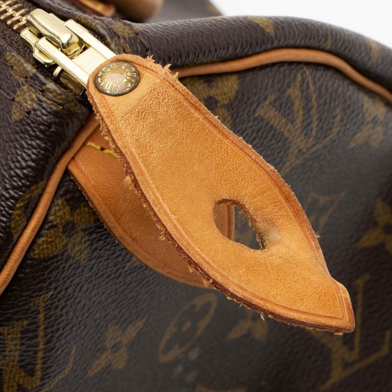 Louis Vuitton Vintage Monogram Canvas Speedy 30 Satchel (SHF-gWwiX8) - Image 11