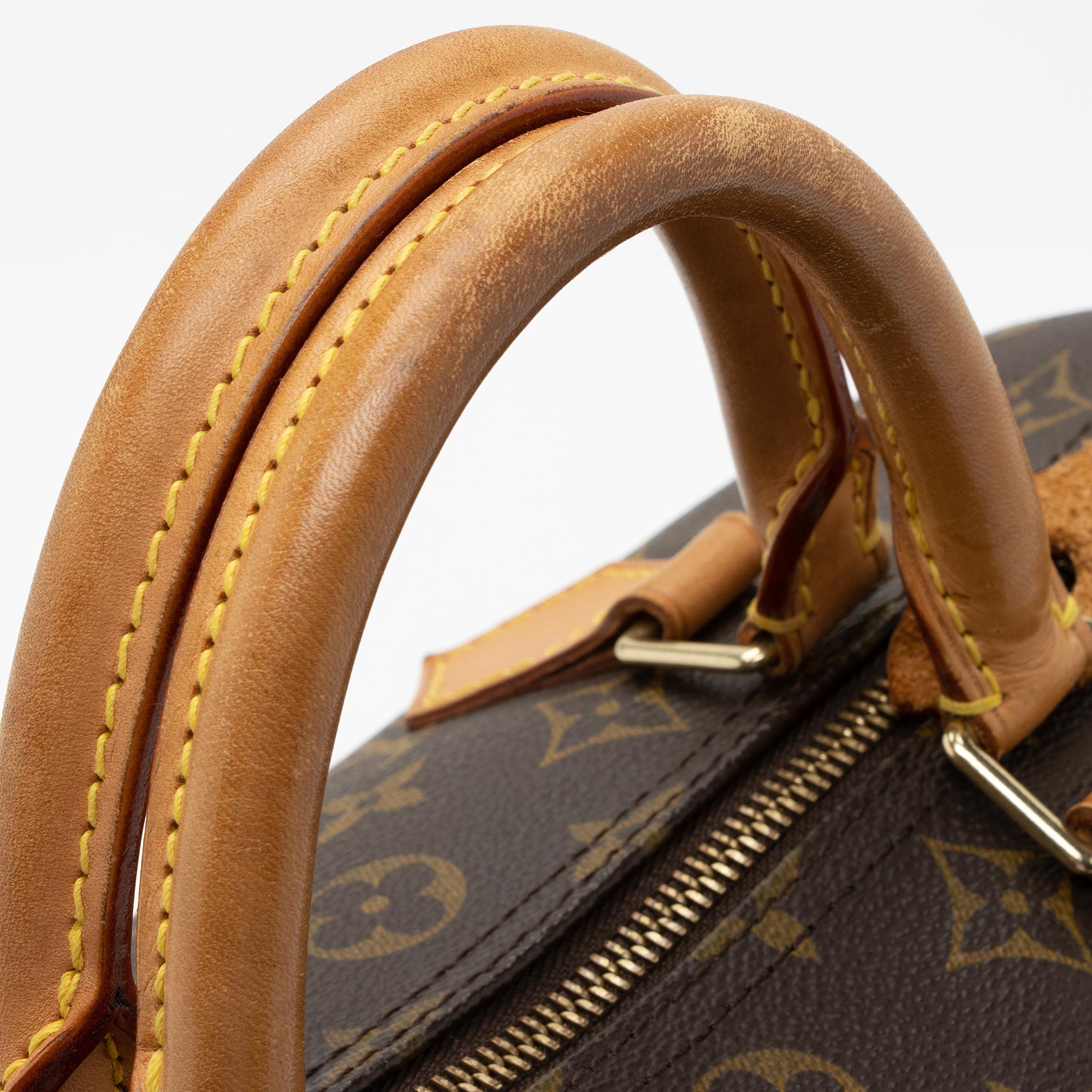 Louis Vuitton Vintage Monogram Canvas Speedy 30 Satchel (SHF-gWwiX8) - Image 13