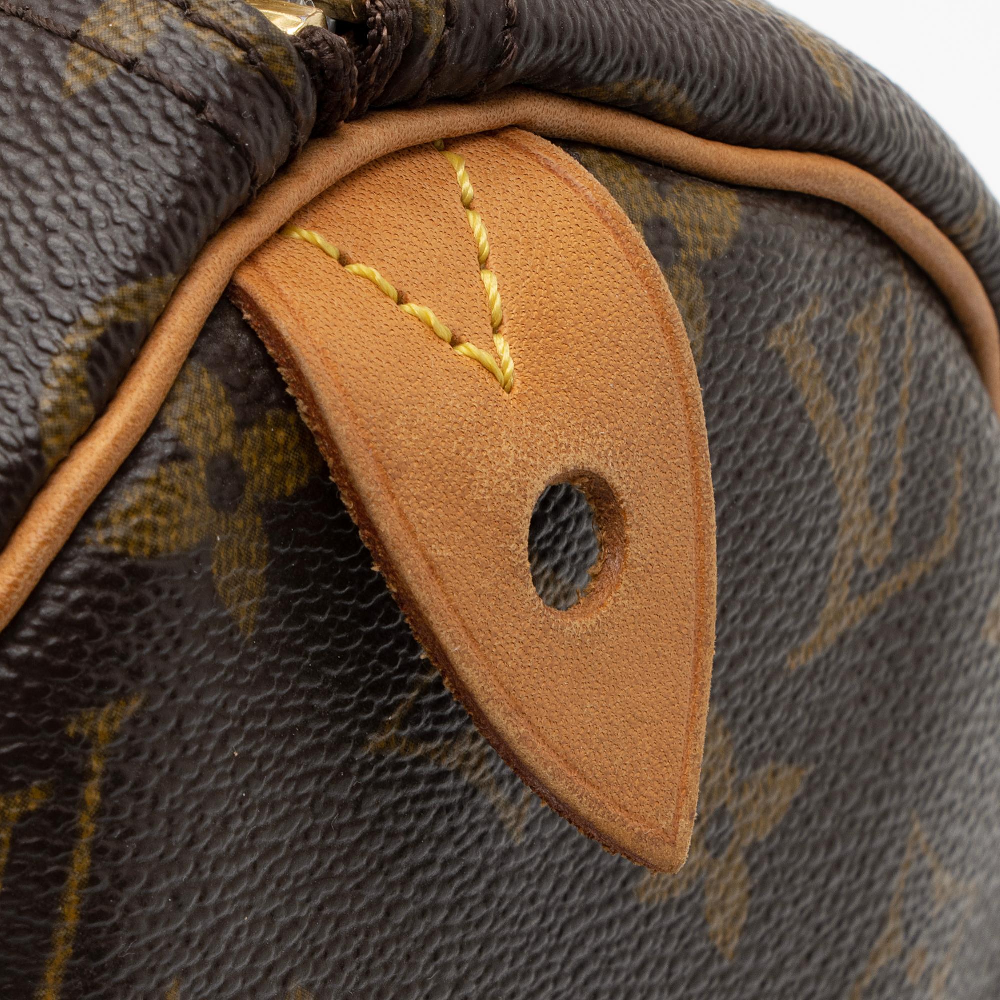 Louis Vuitton Vintage Monogram Canvas Speedy 30 Satchel (SHF-gWwiX8) - Image 15