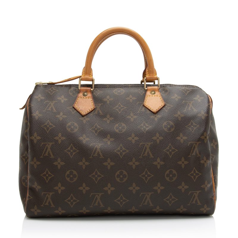 Louis Vuitton Vintage Monogram Canvas Speedy 30 Satchel (SHF-JYOyfJ) - Image 2