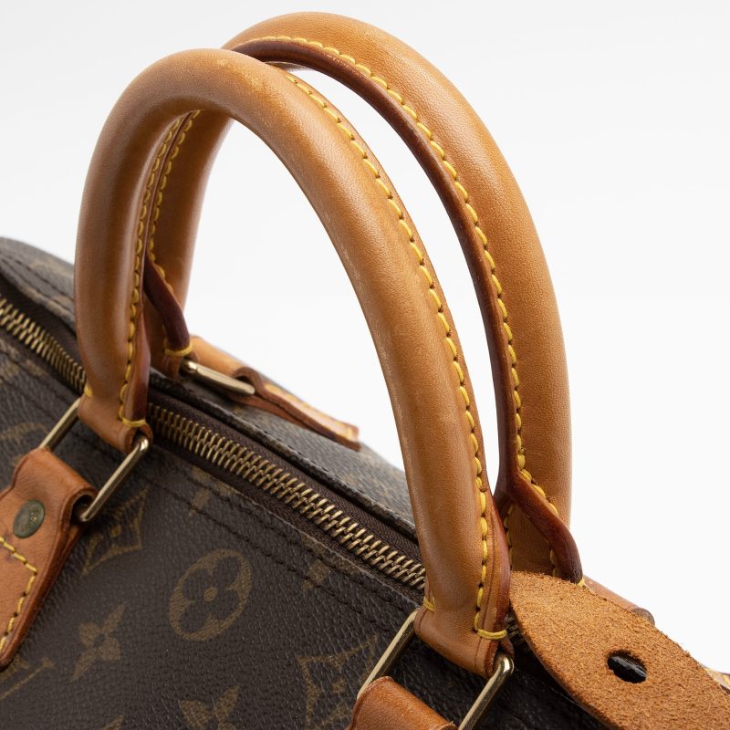 Louis Vuitton Vintage Monogram Canvas Speedy 30 Satchel (SHF-JYOyfJ) - Image 11