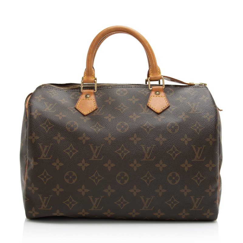 Louis Vuitton Vintage Monogram Canvas Speedy 30 Satchel (SHF-JYOyfJ) - Image 18