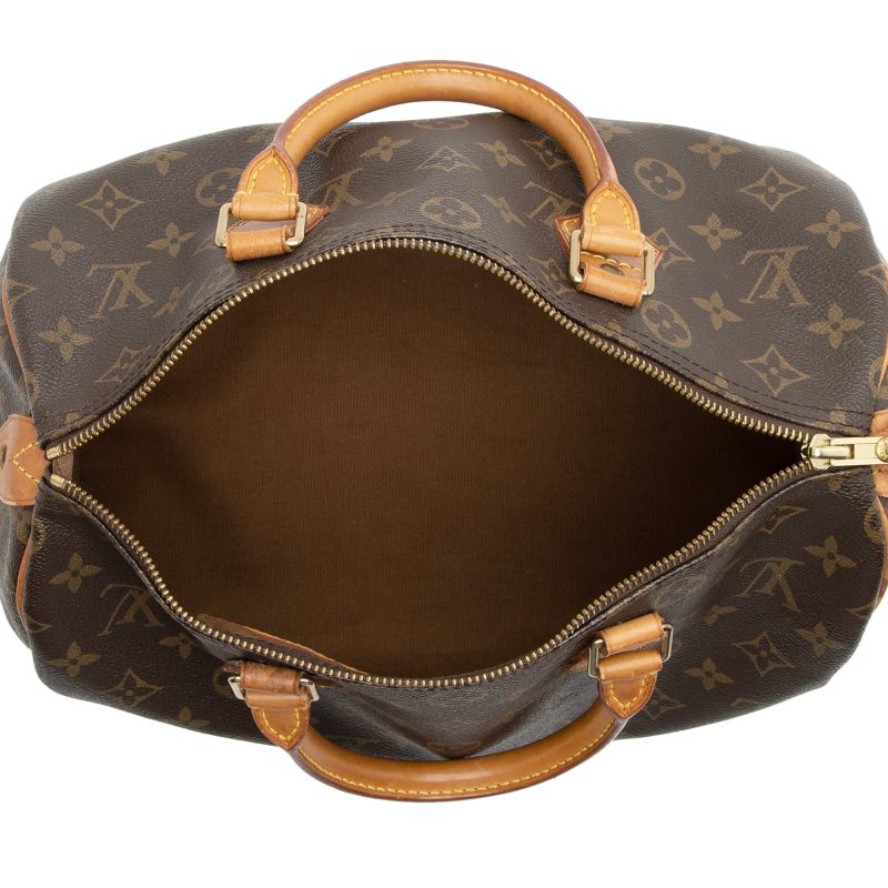 Louis Vuitton Vintage Monogram Canvas Speedy 30 Satchel (SHF-JYOyfJ) - Image 6