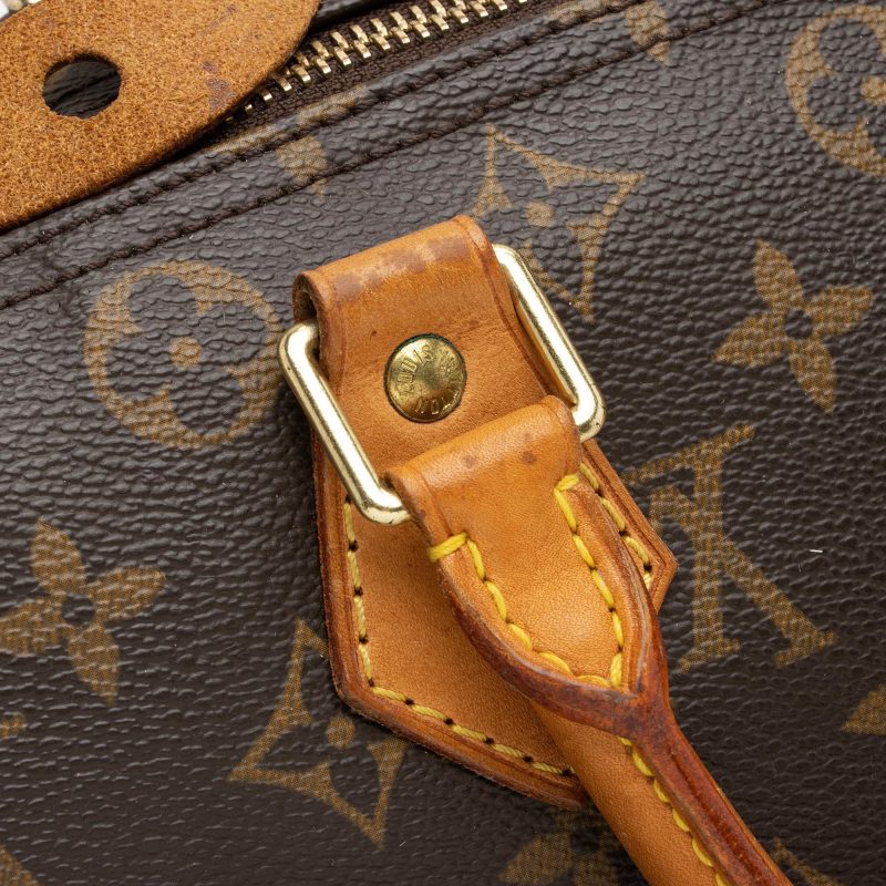 Louis Vuitton Vintage Monogram Canvas Speedy 30 Satchel (SHF-vrJMdC) - Image 12