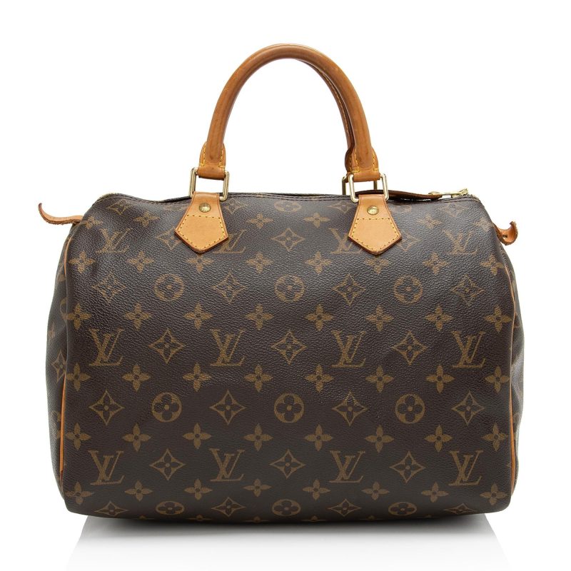 Louis Vuitton Vintage Monogram Canvas Speedy 30 Satchel (SHF-vrJMdC) - Image 19