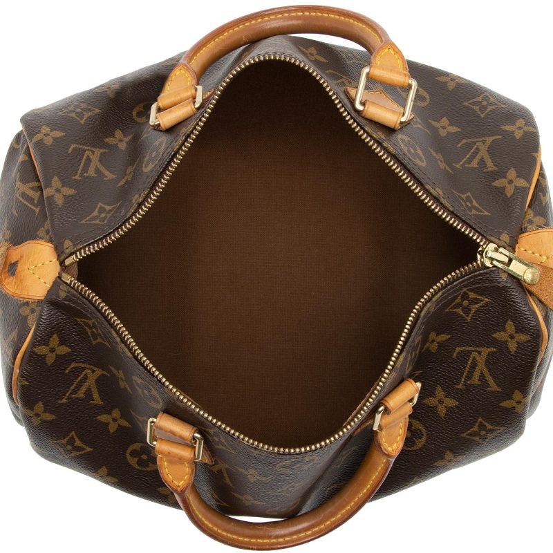 Louis Vuitton Vintage Monogram Canvas Speedy 30 Satchel (SHF-vrJMdC) - Image 6