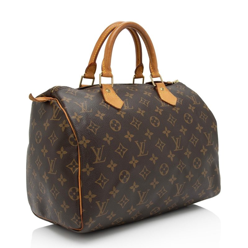 Louis Vuitton Vintage Monogram Canvas Speedy 30 Satchel (SHF-vrJMdC)
