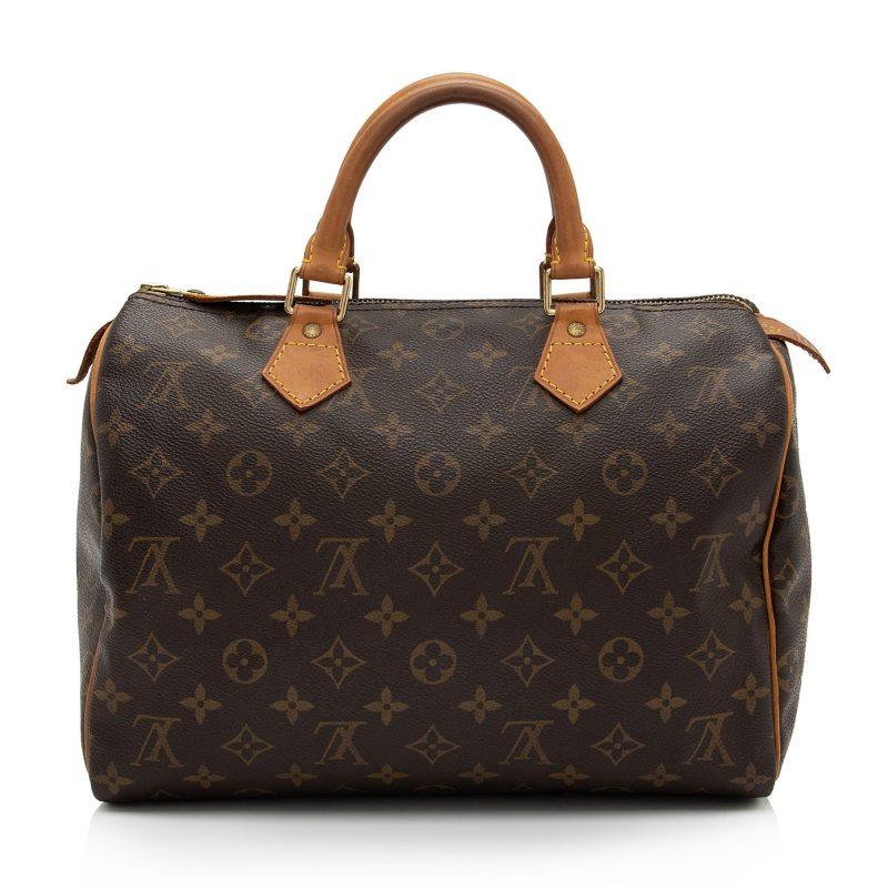 Louis Vuitton Vintage Monogram Canvas Speedy 30 Satchel (SHF-nThtxr) - Image 2