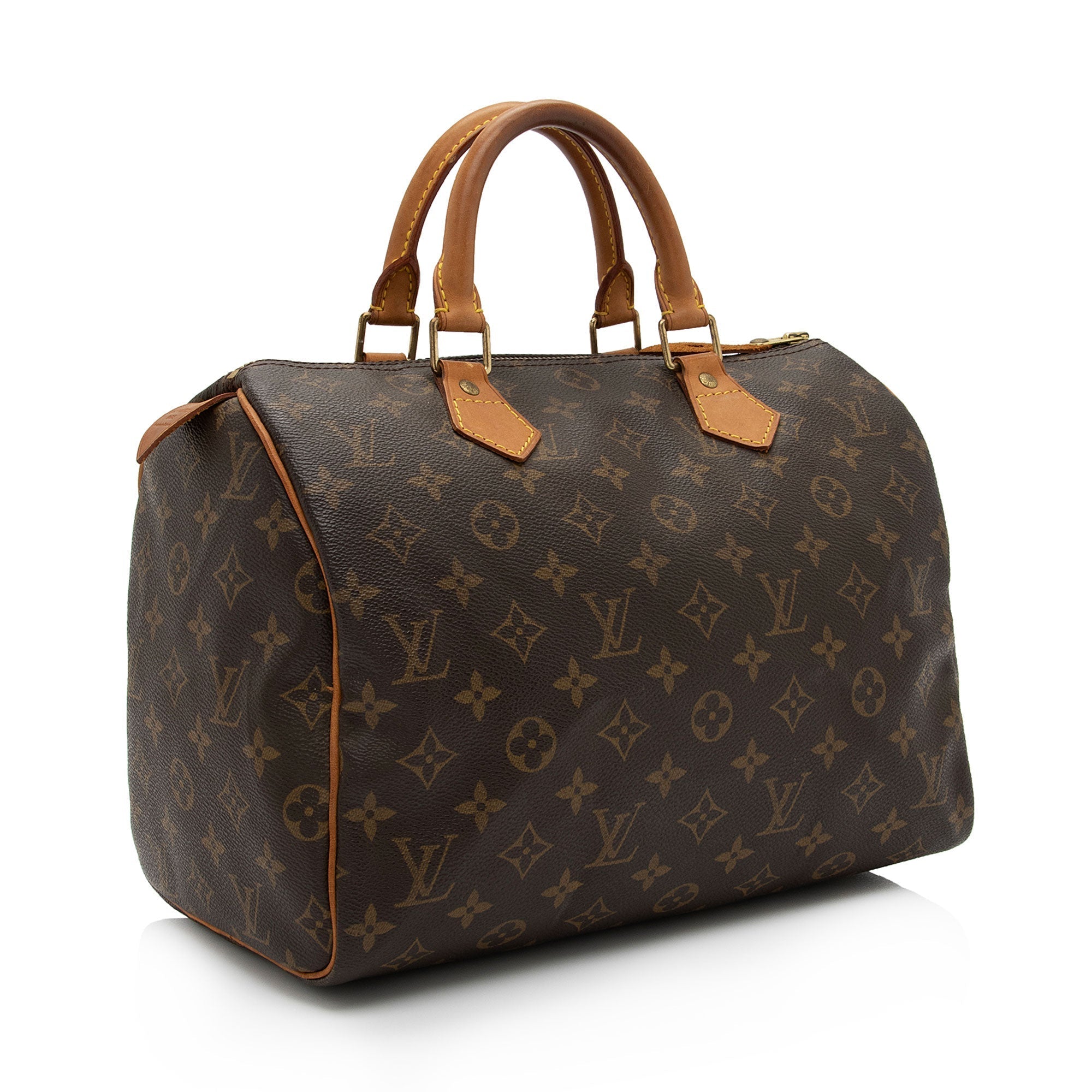 Louis Vuitton Vintage Monogram Canvas Speedy 30 Satchel (SHF-nThtxr)