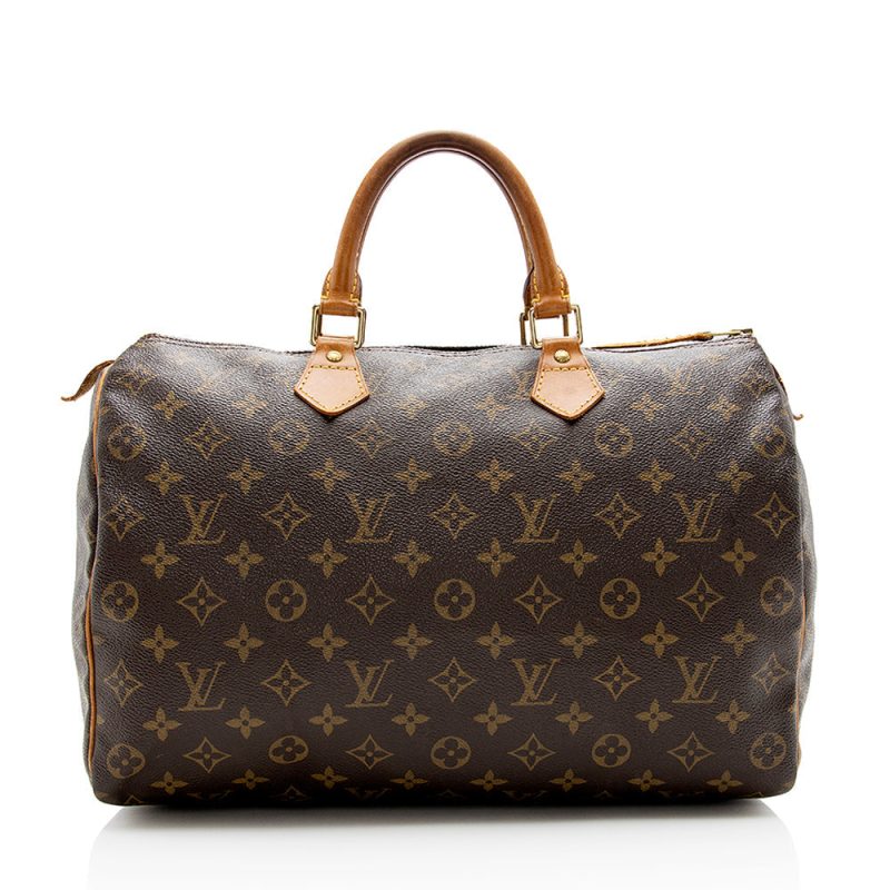 Louis Vuitton Vintage Monogram Canvas Speedy 35 Satchel (SHF-15810) - Image 17