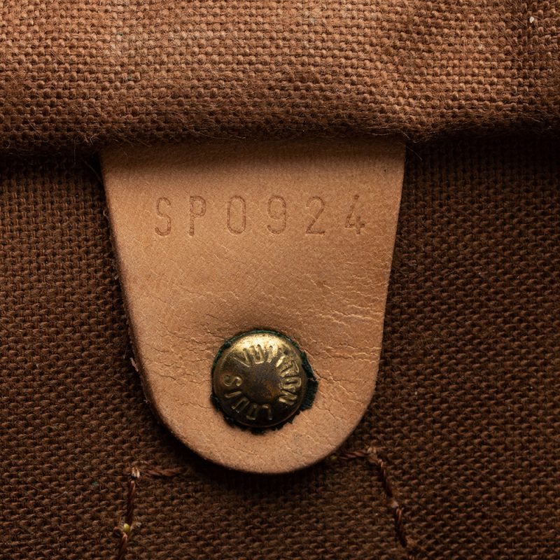 Louis Vuitton Vintage Monogram Canvas Speedy 35 Satchel (SHF-16148) - Image 5