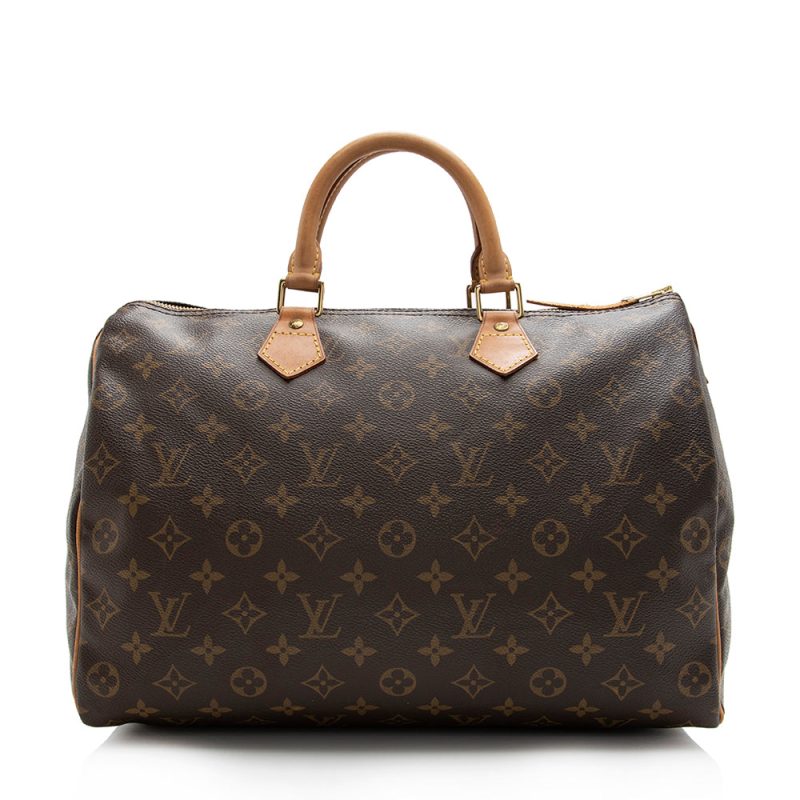 Louis Vuitton Vintage Monogram Canvas Speedy 35 Satchel (SHF-16148) - Image 17