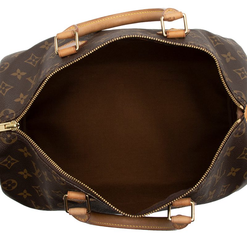 Louis Vuitton Vintage Monogram Canvas Speedy 35 Satchel (SHF-16148) - Image 6