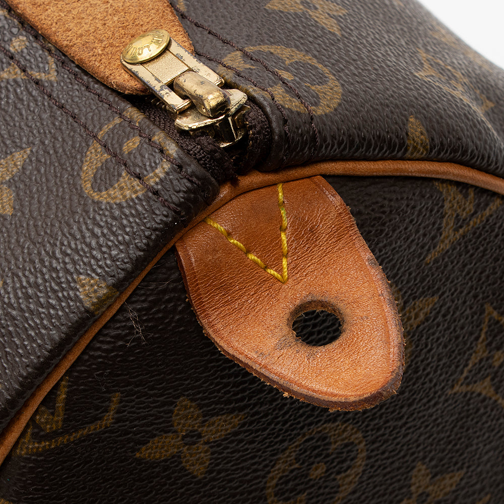Louis Vuitton Monogram Canvas Speedy 35 Satchel (SHF-18363) - Image 14