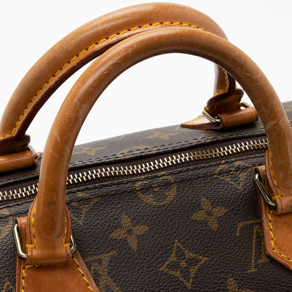 Louis Vuitton Monogram Canvas Speedy 35 Satchel (SHF-18363) - Image 15