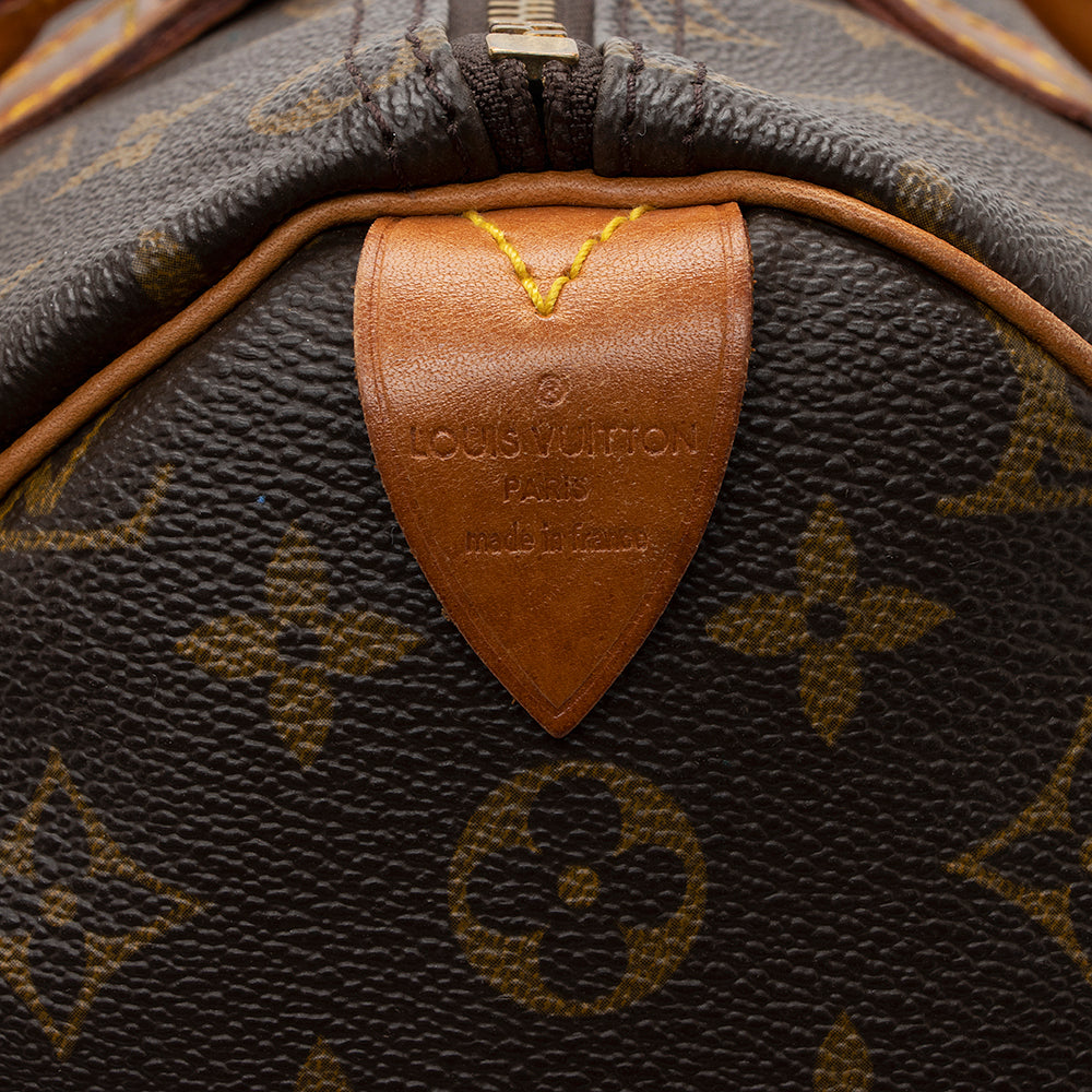 Louis Vuitton Monogram Canvas Speedy 35 Satchel (SHF-18363) - Image 7