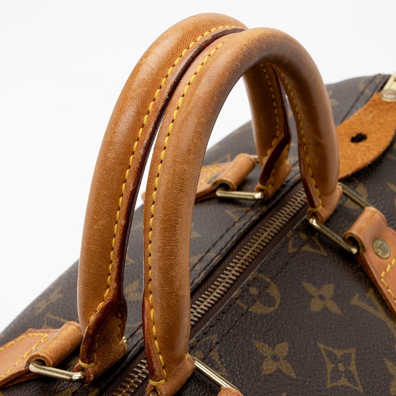 Louis Vuitton Vintage Monogram Canvas Speedy 35 Satchel (SHF-22048) - Image 16