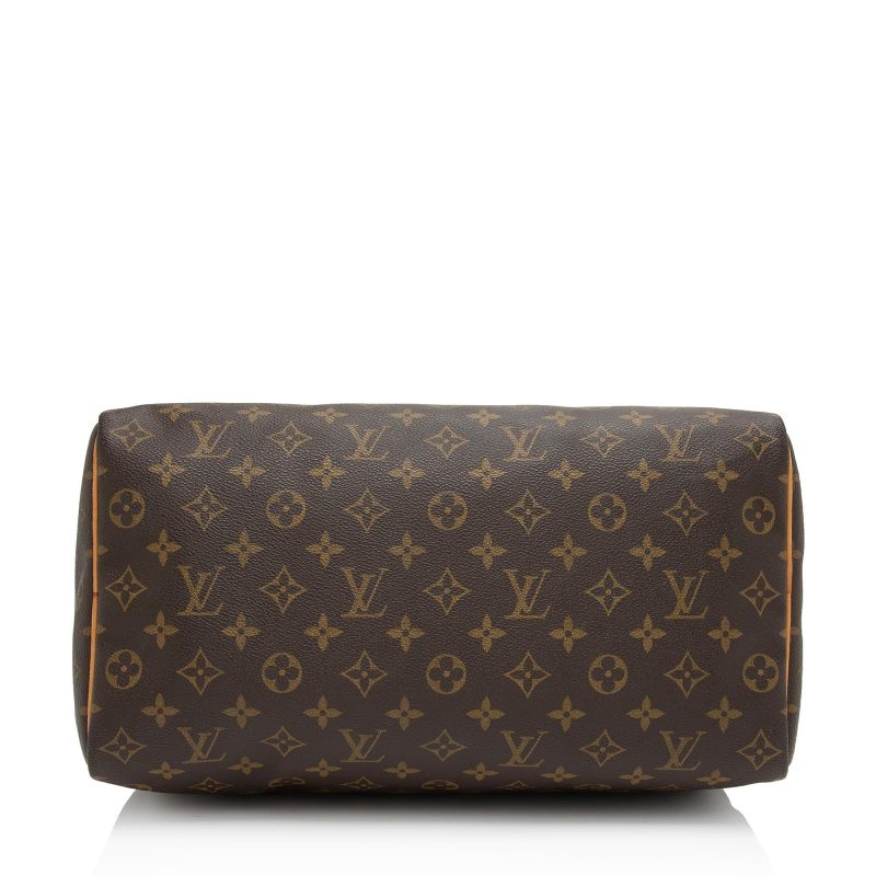 Louis Vuitton Vintage Monogram Canvas Speedy 35 Satchel (SHF-H4SBBN) - Image 3