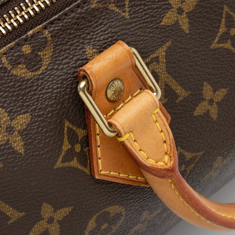Louis Vuitton Vintage Monogram Canvas Speedy 35 Satchel (SHF-H4SBBN) - Image 15