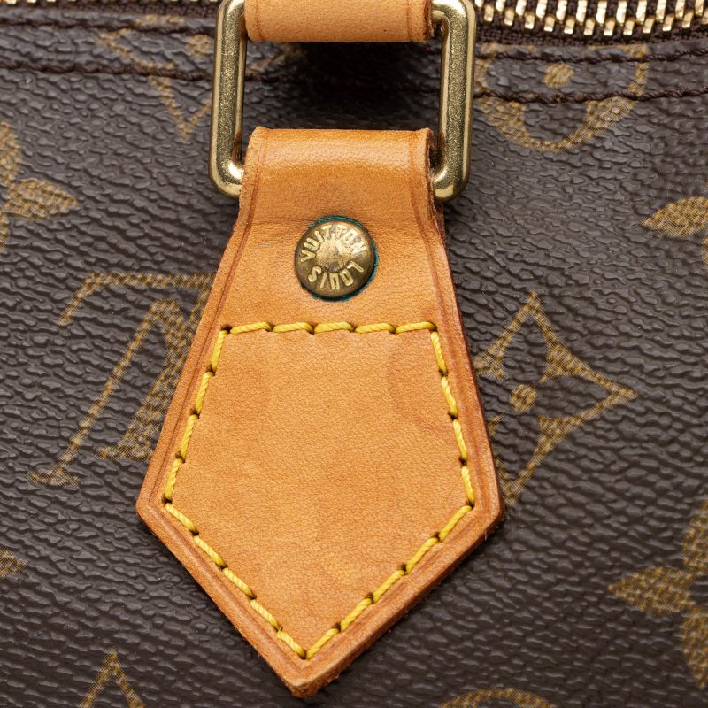 Louis Vuitton Vintage Monogram Canvas Speedy 35 Satchel (SHF-H4SBBN) - Image 16