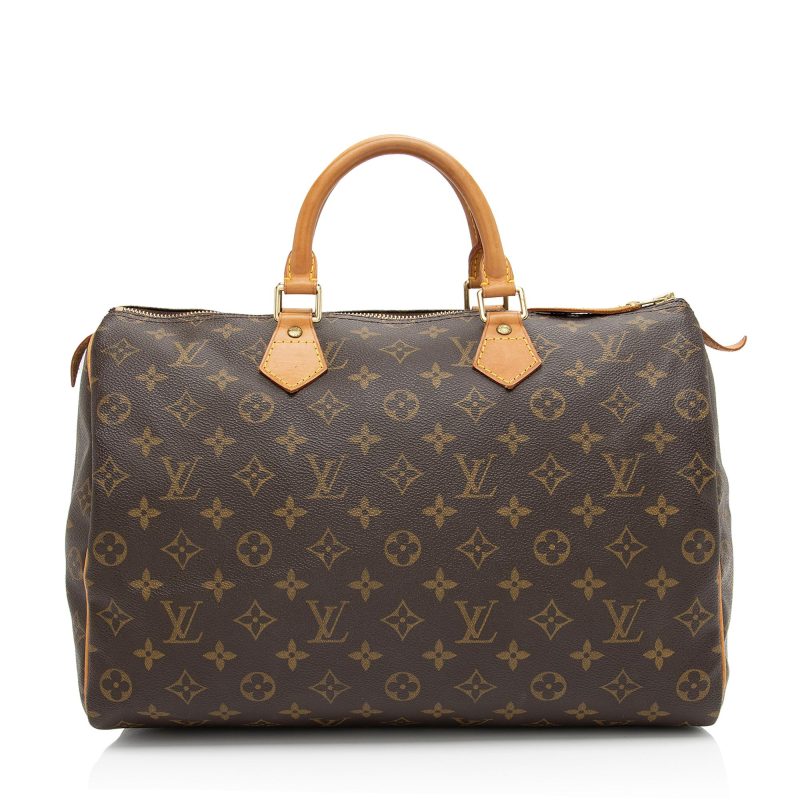 Louis Vuitton Vintage Monogram Canvas Speedy 35 Satchel (SHF-H4SBBN) - Image 19