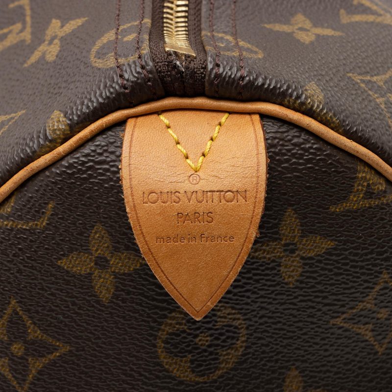 Louis Vuitton Vintage Monogram Canvas Speedy 35 Satchel (SHF-H4SBBN) - Image 7