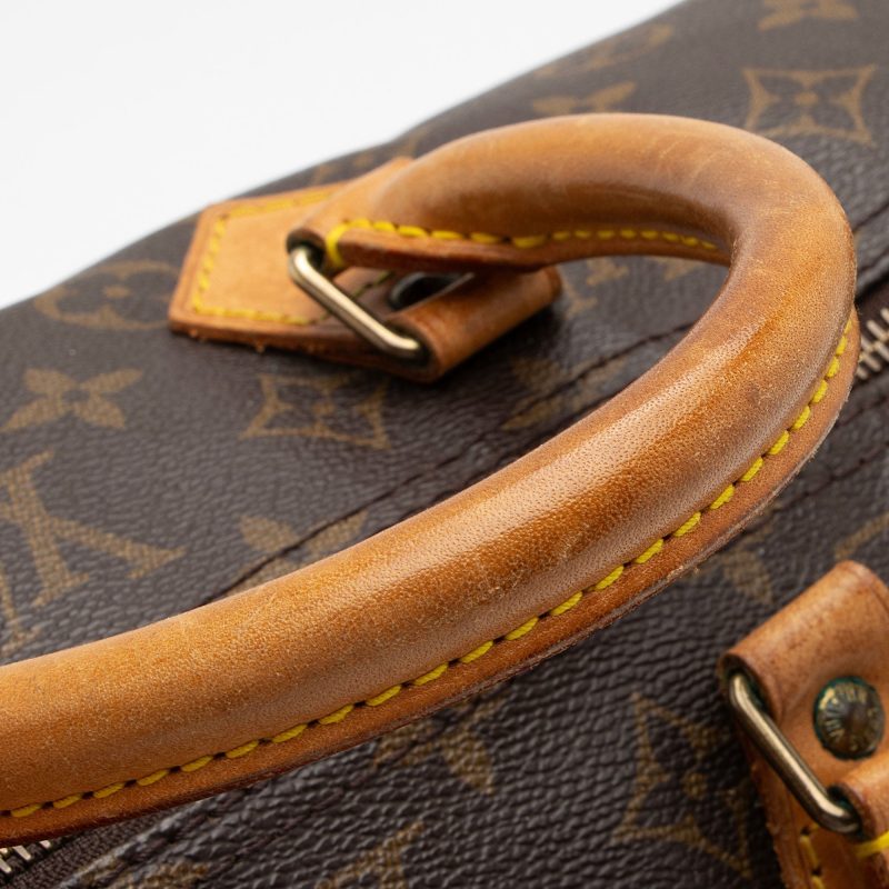 Louis Vuitton Vintage Monogram Canvas Speedy 40 Satchel (SHF-ztojms) - Image 18