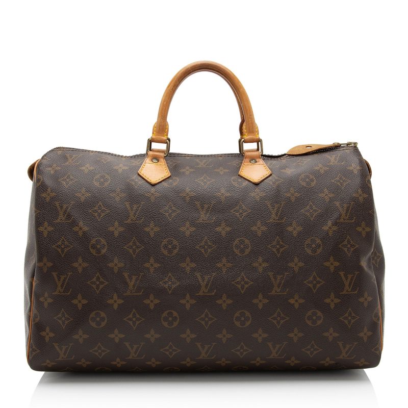 Louis Vuitton Vintage Monogram Canvas Speedy 40 Satchel (SHF-ztojms) - Image 20