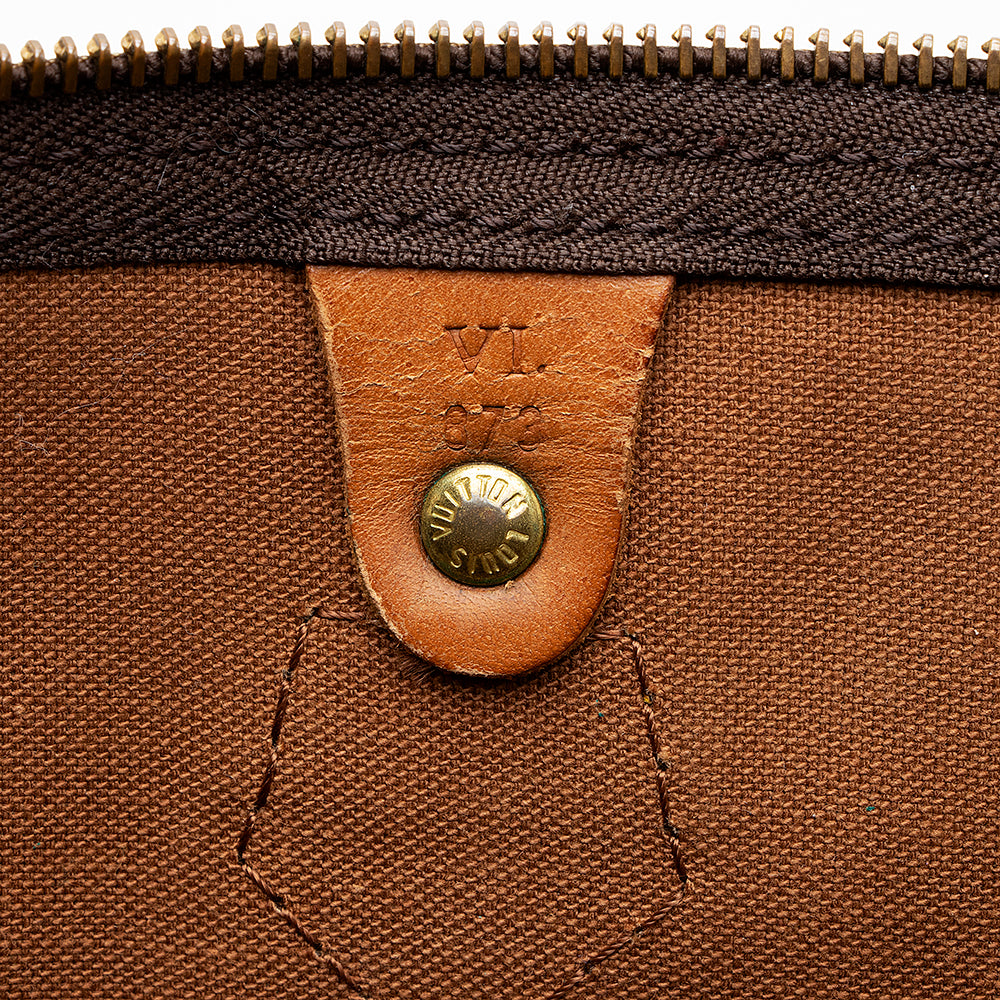 Louis Vuitton Vintage Monogram Canvas Speedy 40 Satchel (SHF-18364) - Image 5