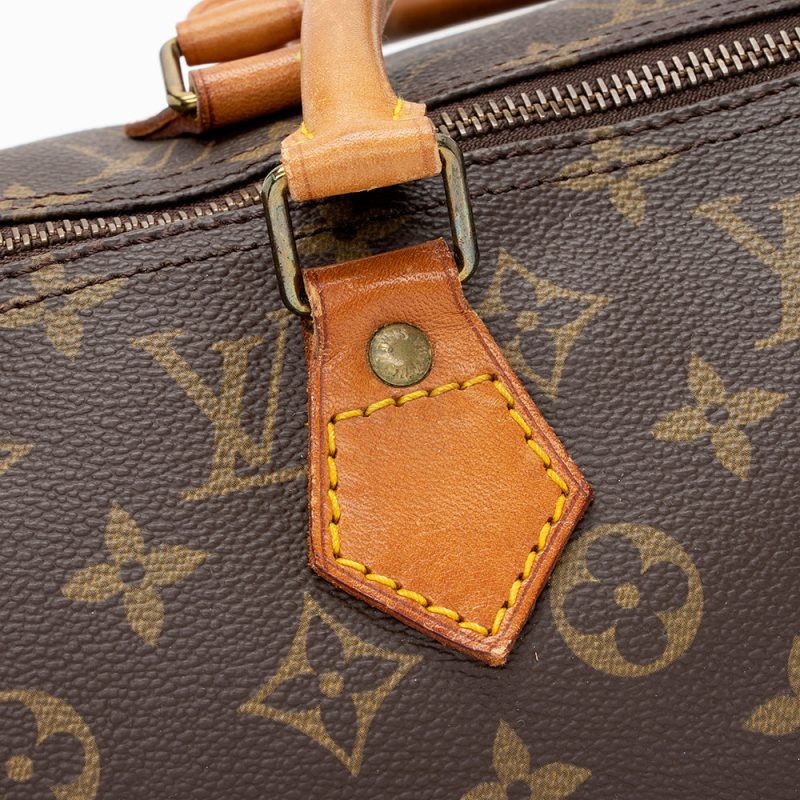 Louis Vuitton Vintage Monogram Canvas Speedy 40 Satchel (SHF-18364) - Image 10