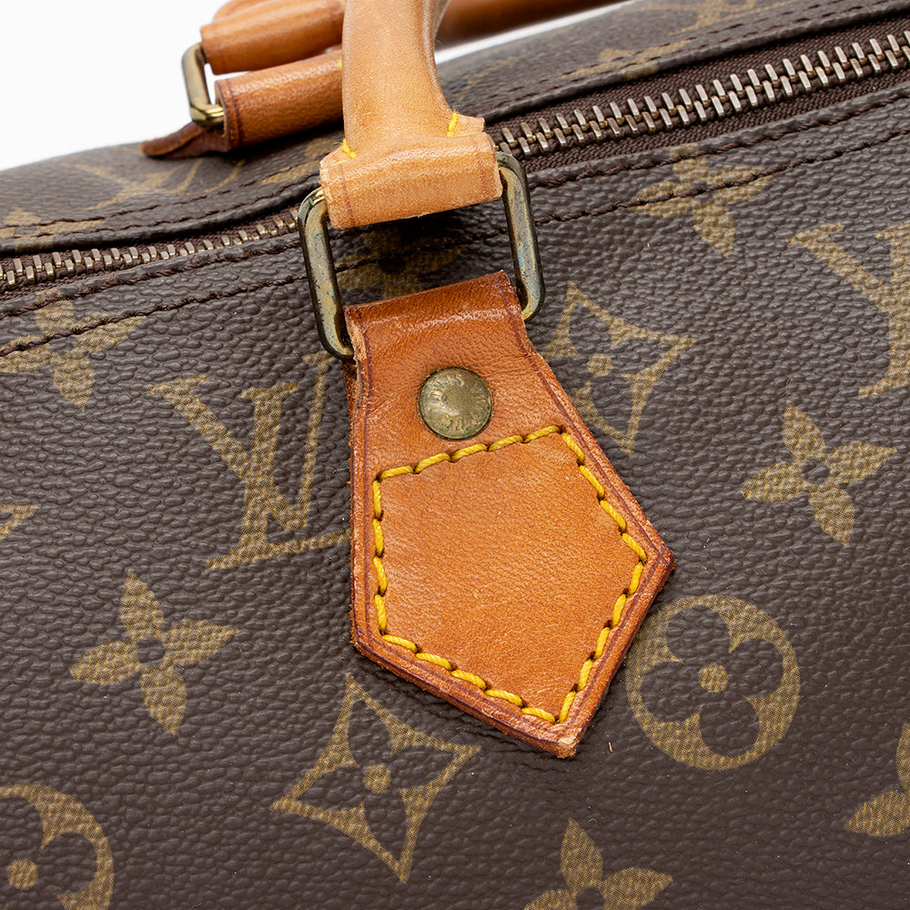 Louis Vuitton Vintage Monogram Canvas Speedy 40 Satchel (SHF-18364) - Image 10