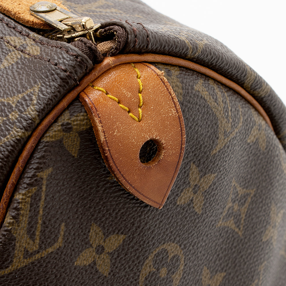 Louis Vuitton Vintage Monogram Canvas Speedy 40 Satchel (SHF-18364) - Image 14